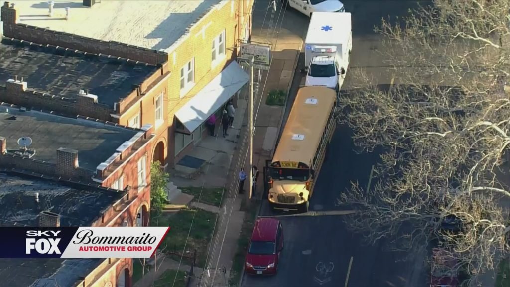 School bus and car collide in south St. Louis - KTVI Fox 2 St. Louis