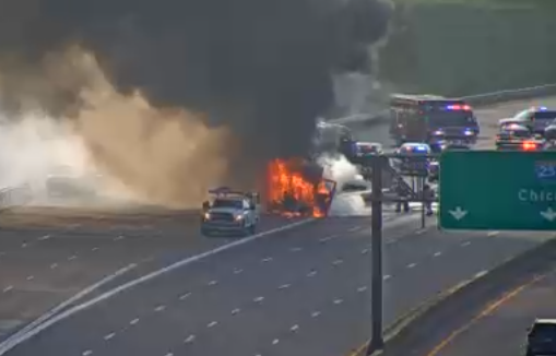 Woman and two children die in fiery crash on I-270 - KTVI Fox 2 St. Louis