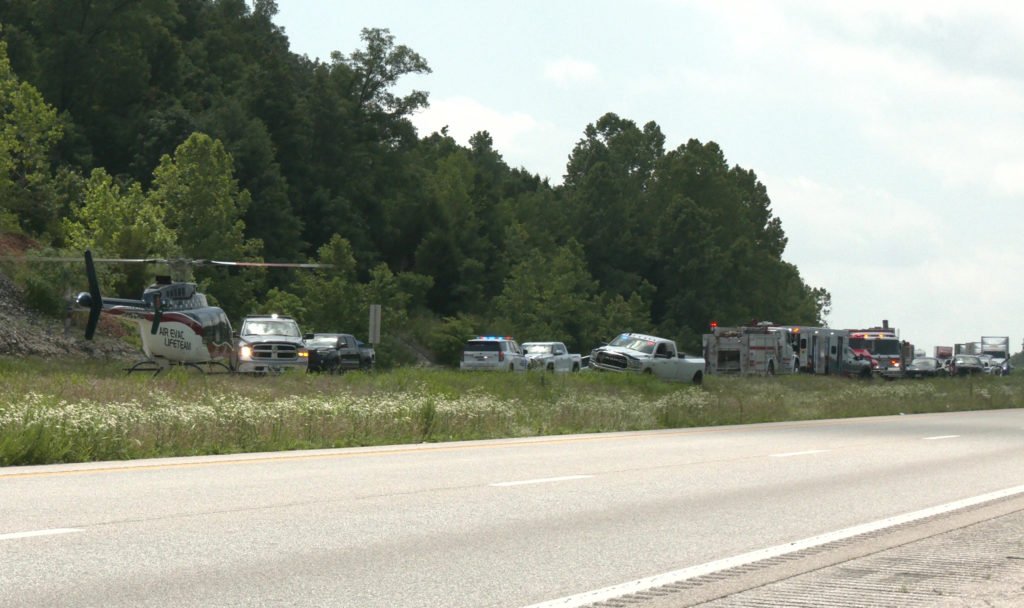 Two-vehicle crash shuts down part of I-49; several hospitalized - KSNF/KODE - FourStatesHomepage.com