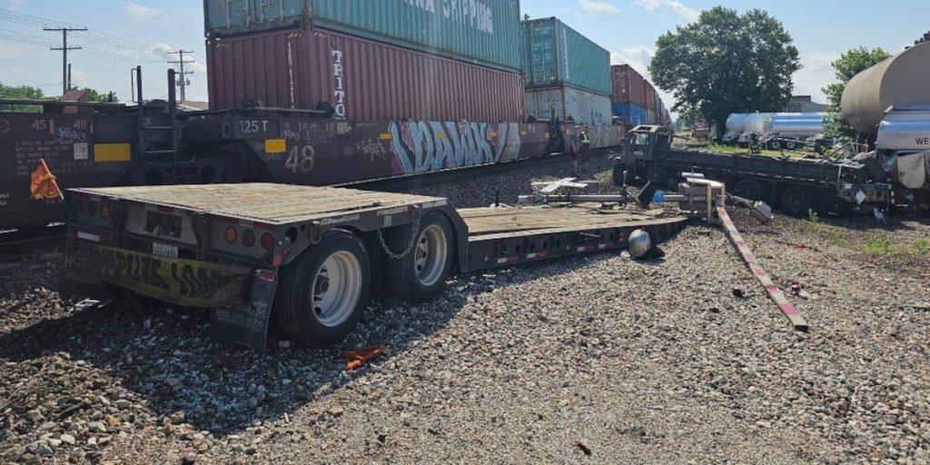 Train crashes into semi in West Plains, Mo. - KY3