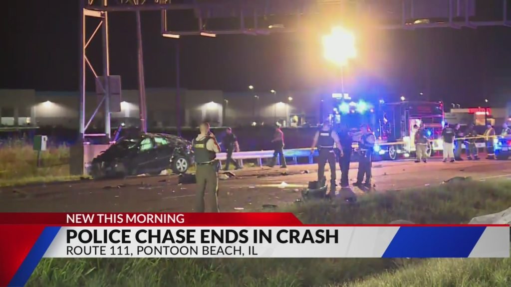Police pursuit from Missouri ends in serious crash in Illinois - KTVI Fox 2 St. Louis